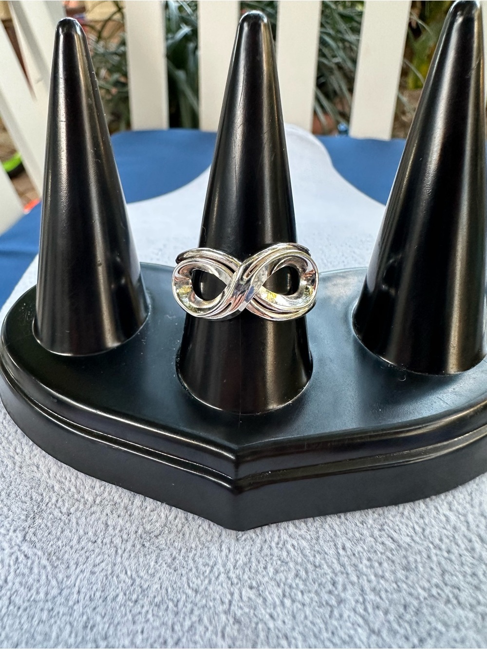 New 925 Sterling Silver Infinity Knot Women’s Ring Size 8